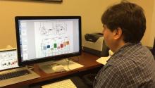 Studying bacterial samples from aircraft